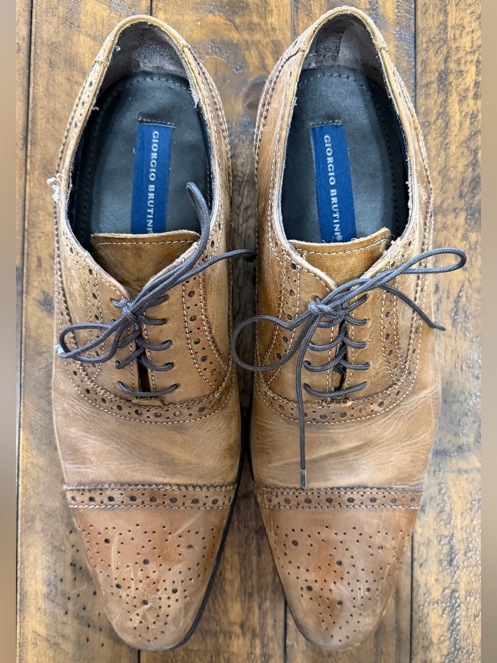 Vintage Giorgio Brutini Men's Dress Shoes